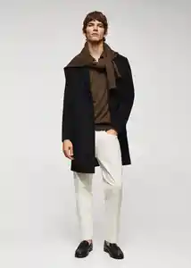 Abrigo Dalan Negro Talla L Hombre Mango