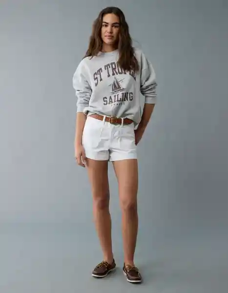 Buzo Mujer Gris Talla: X-SMALL 2605006 American Eagle