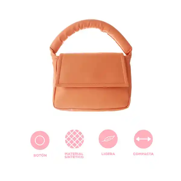 Bolso de Moda Colores Vibrantes Naranja Miniso