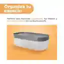 Organizador Serie Silver Gray Gris Oscuro Grande Miniso