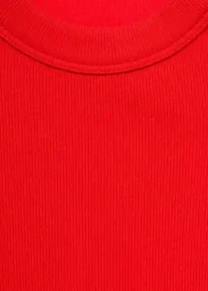 Top Boni Rojo Talla 28 Mujer Mango