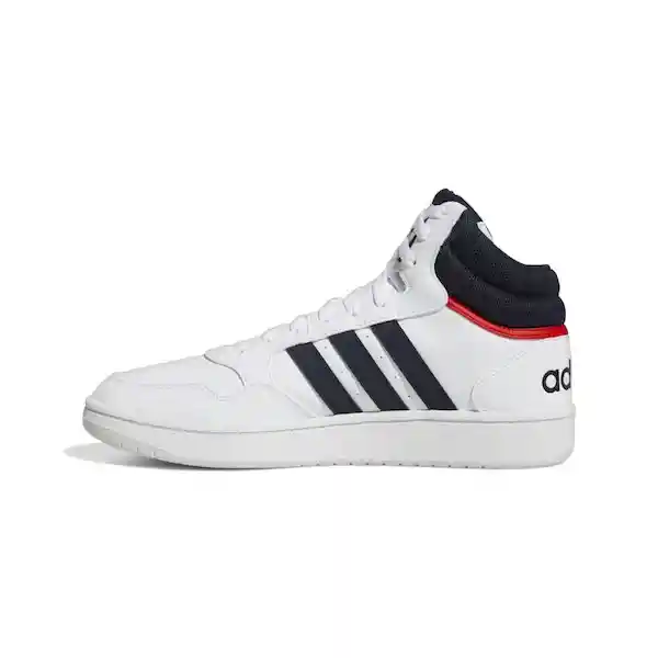 Adidas Tenis Hoops Blanco y Azul Talla 9.5 - 3.0 MID REF: GY5543