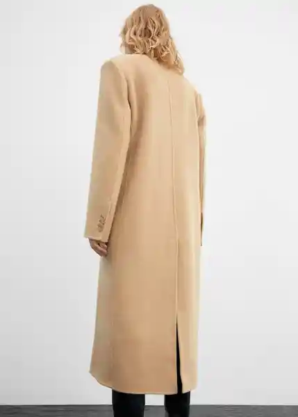 Abrigo Paraiso Beige Talla 18 Mujer Mango