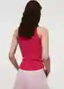 Top Karl Fucsia Talla S Mujer Mango