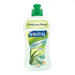Savital Crema para Peinar con Colágeno y Sábila