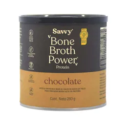 Savvy Bone Broth Power Proteína Chocolate Mini
