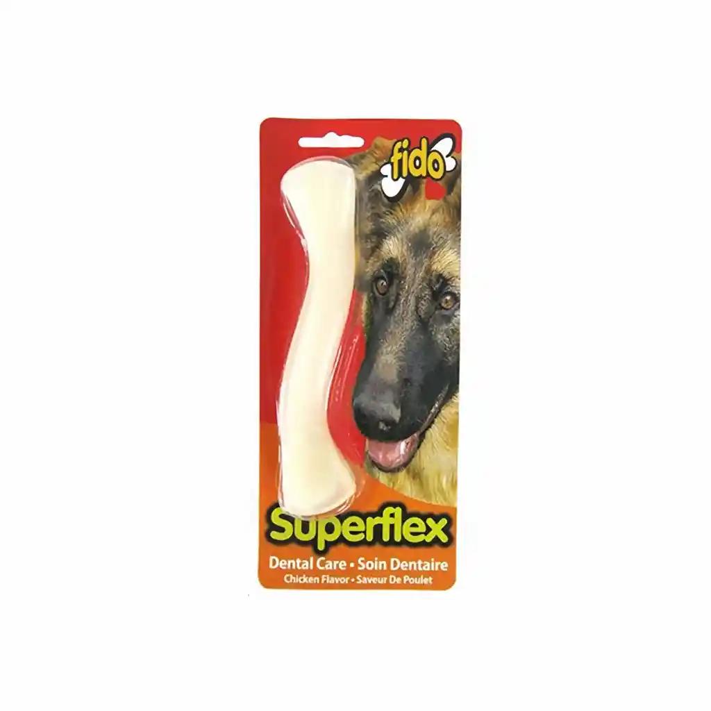 Fido Hueso Para Perro Superflex Grande Sabor Carne