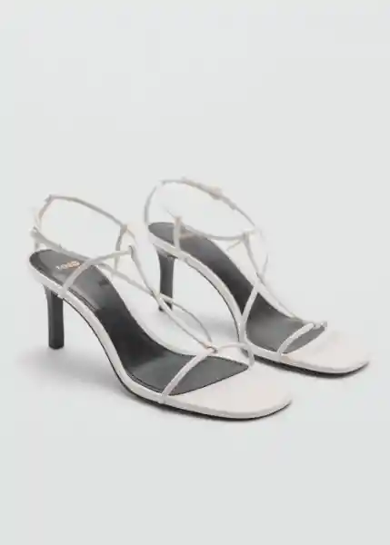 Sandalias Nuna Blanco Talla 42 Mujer Mango