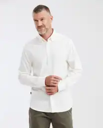 Camisa Manga Larga Slim Fit Blanco Ponche Claro S Chevignon