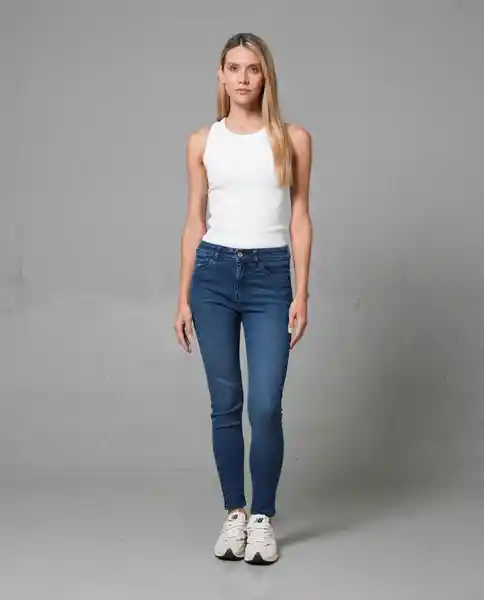 Jean Mujer Azul Talla 10 232G004 Rifle