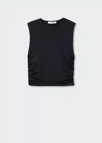 Top Taylor Negro Talla S Mujer Mango
