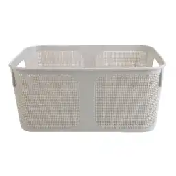 Canasto Closet Lino Dúo M Gris