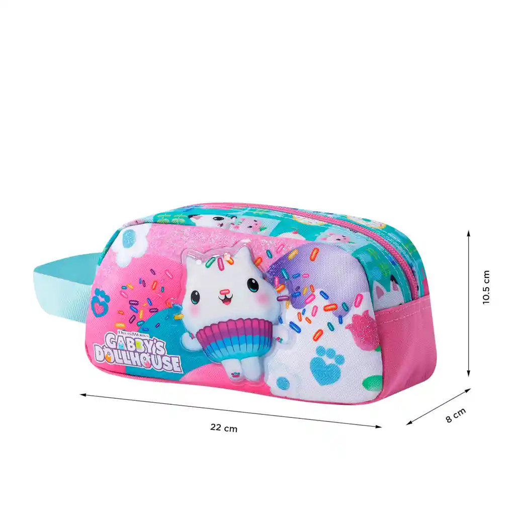 Cartuchera Para Niña Gabby Cats Rosada