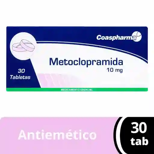 Coaspharma Metoclopramida (10 mg) 30 Tabletas