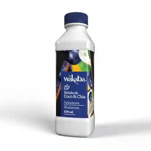 Bebida de Coco-Chia de Arándanos
