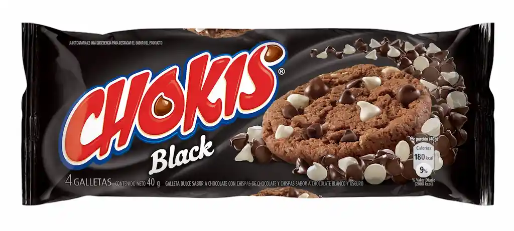 Chokis Galletas Dulces Black 