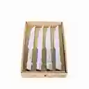 Set Cuchillo Para Carnes en Acero Ambiente Gourmet