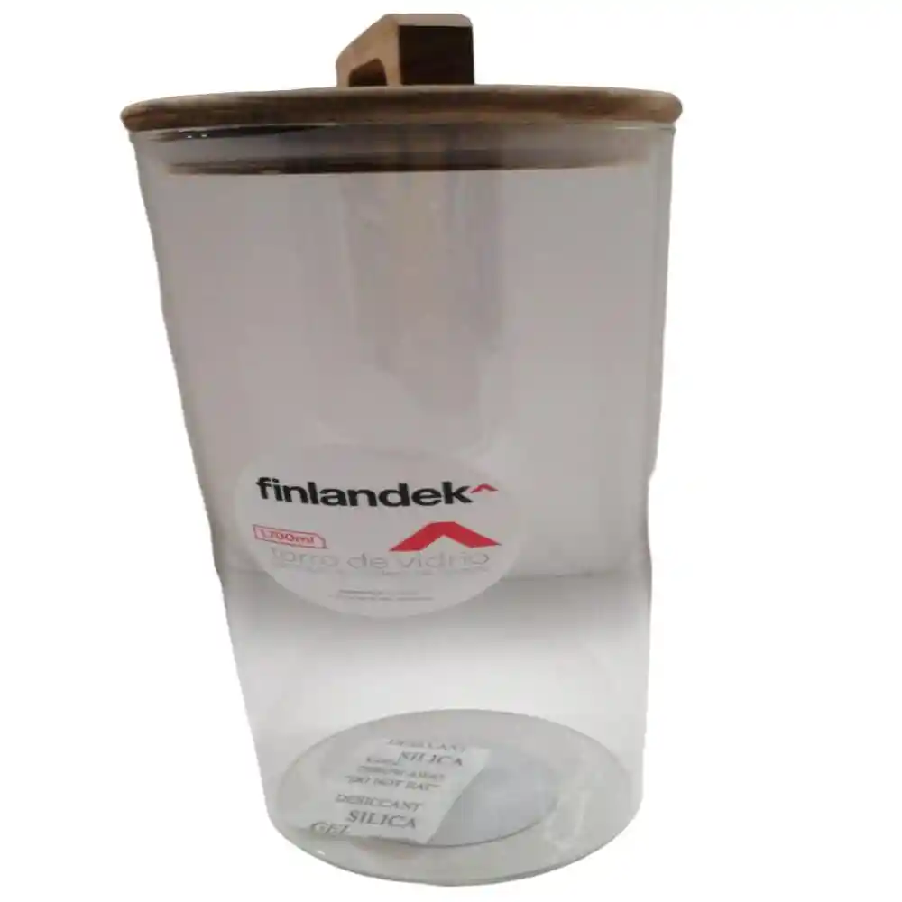 Frasco Vidrio Con Tapa Finlandek B6513c27