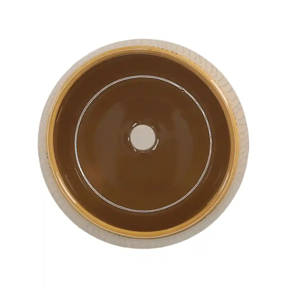 Maceta Con Base Terracota