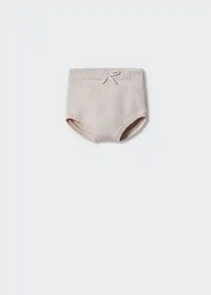 Short Douce Beige Talla 63 Niños Mango