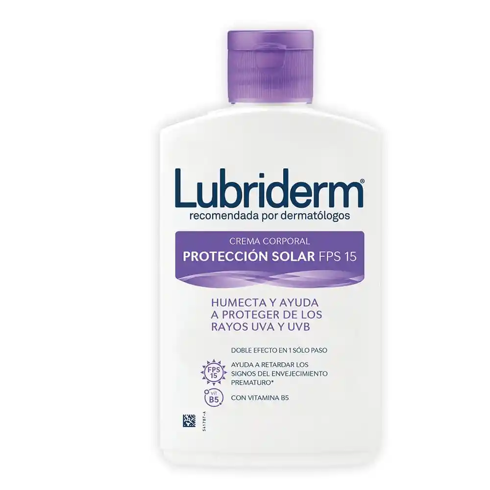 Lubriderm Crema Corporal con Protección Solar FPS 15 UV