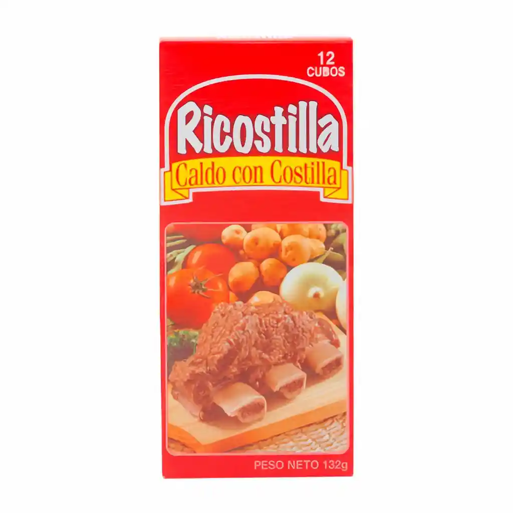 Ricostilla Caja X 12 Cubos Caldo De Costilla Caja