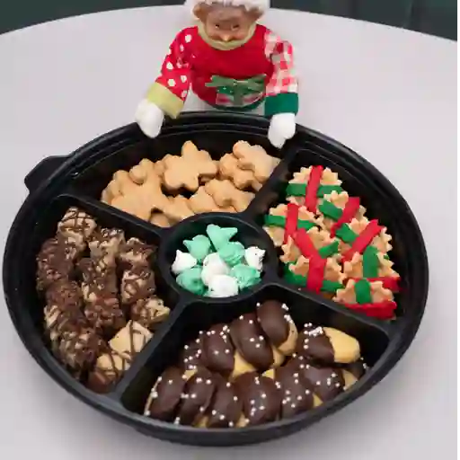 Bandeja surtida navideña