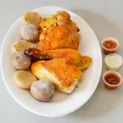 Medio Pollo Asado