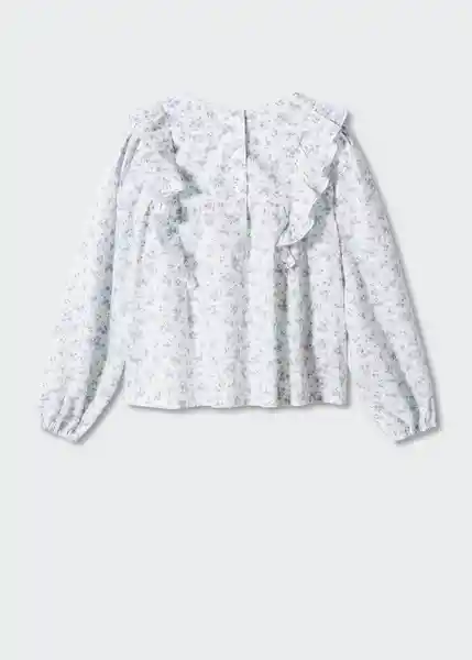 Blusa Mina Blanco Talla 14 Niñas Mango