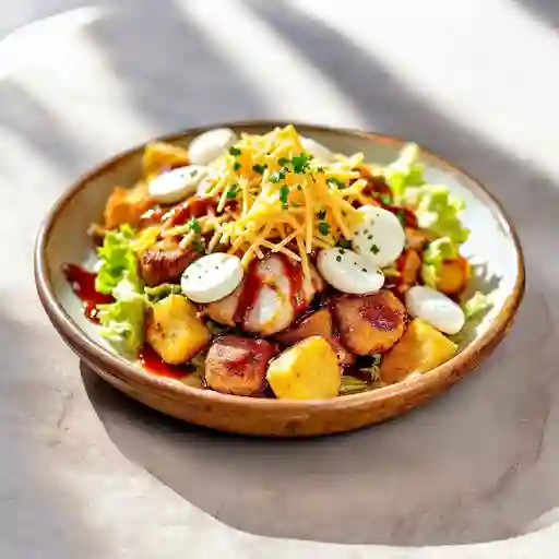 Salchipapas Pollo Y Lomo