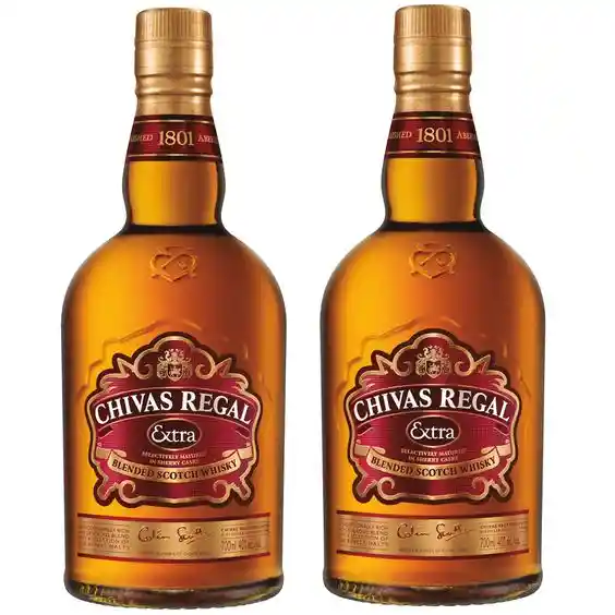 2 Whiskys Chivas Regal Extra 700ml