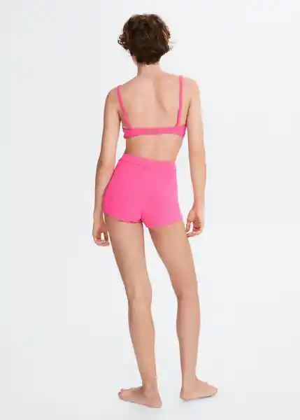 Short Corina Fucsia Talla M Mujer Mango