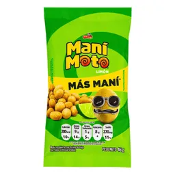 Mani Moto Maní Recubierto con Harina de Trigo Sabor a Limón