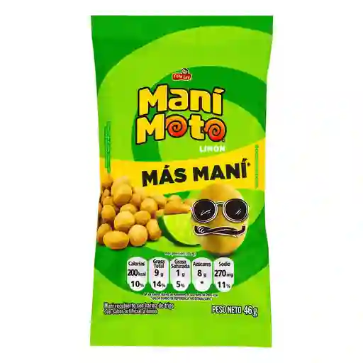 Mani Moto Maní Recubierto con Harina de Trigo Sabor Limón