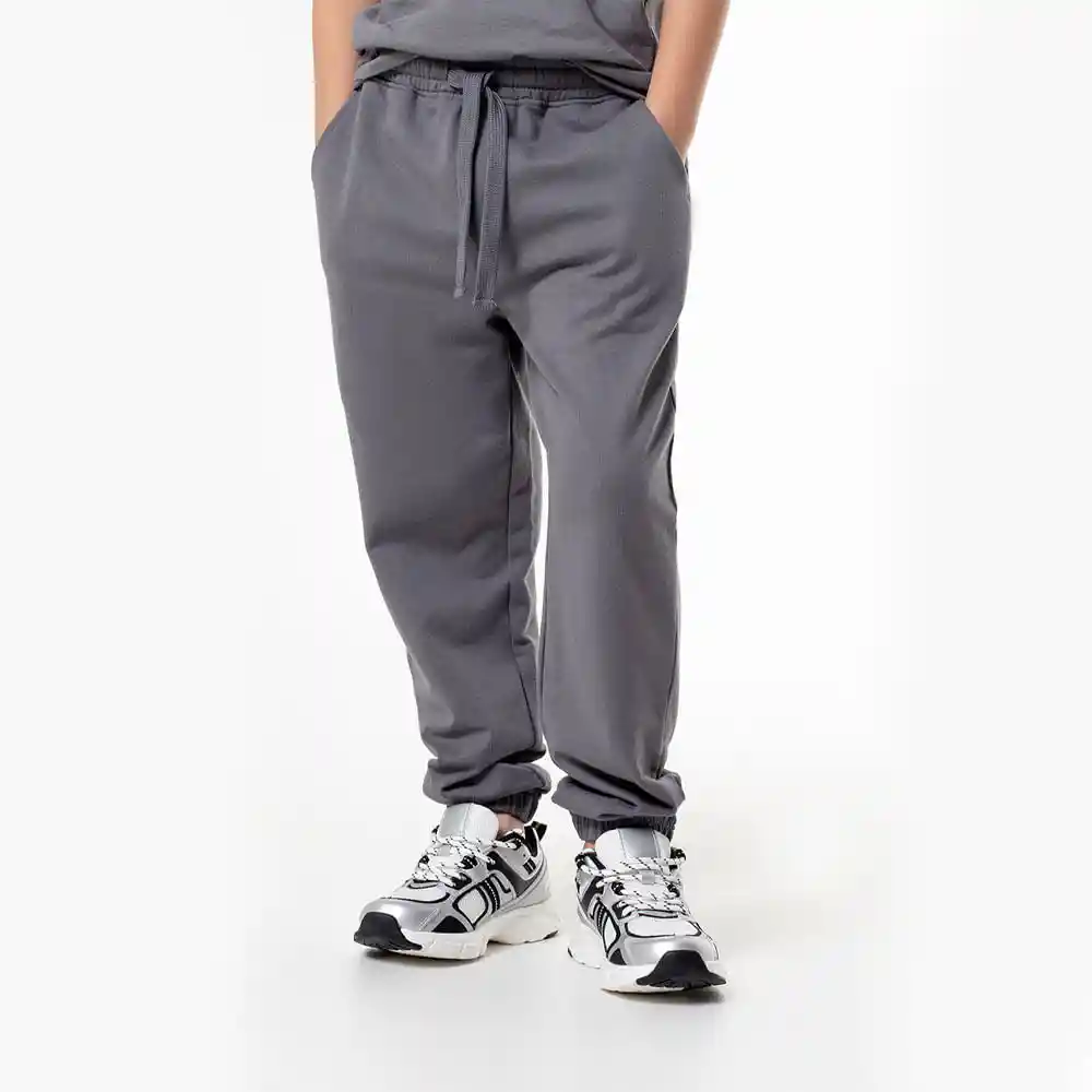 Jogger en Tejido de Punto en Algodón Kids Masculino Luvan Gef Talla 4