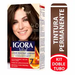 Igora Tinte Permanente Castaño Medio