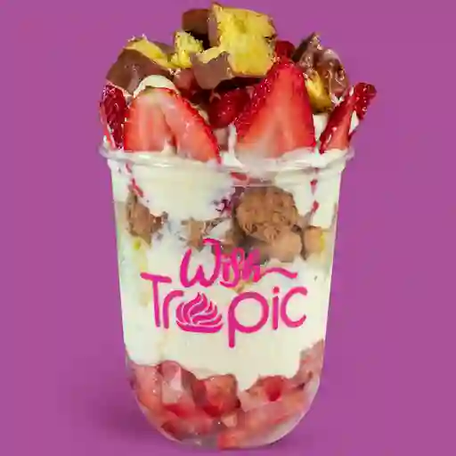 Arma tus fresas cremosas