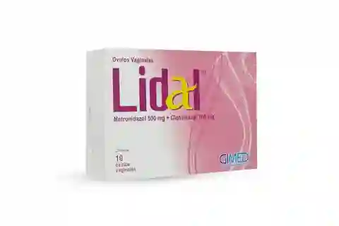 Lidal (metronidazol/clotrimazol) Caja X 10 Ovulos