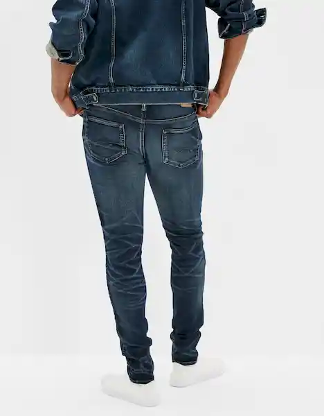 Jean Skinny Hombre Azul Talla 33 x 32 American Eagle