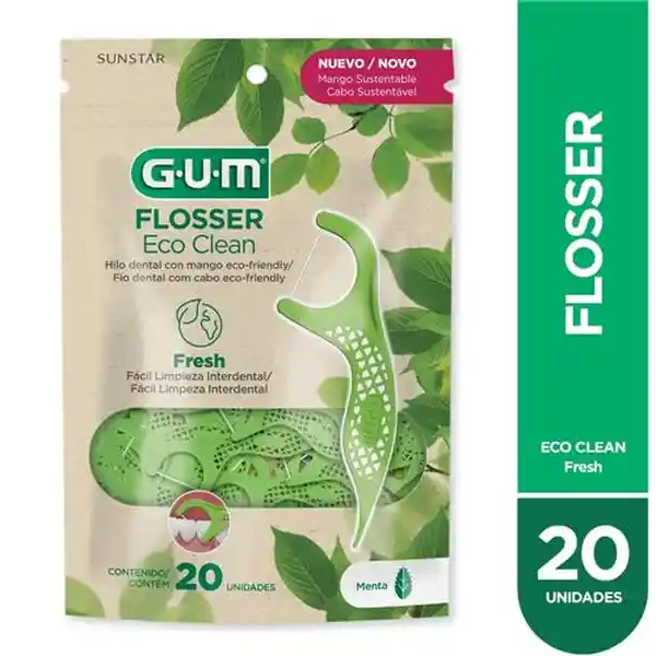 Gum Hilo Dental Flosser Eco Clean