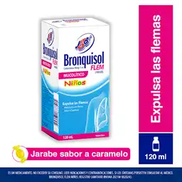 Bronquisol Flem Jarabe Niños Sabor a Caramelo (100 mg)