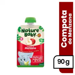 Nature Baby Compota Pouch Sabor a Manzana