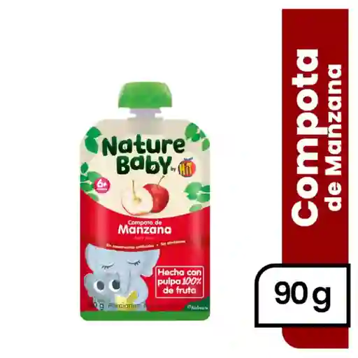 Nature Baby Compota Pouch Sabor a Manzana