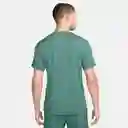 Nike Camiseta M Flash Miler Top Para Hombre Verde Talla L