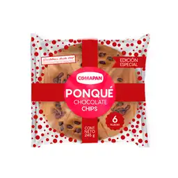 Comapan Ponqué con Chips de Chocolate 