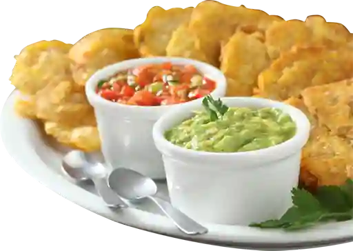 Pataconcitos con Hogao y Guacamole