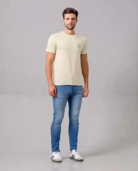 Camiseta Hombre Amarillo S 101G002_AMA110617 Rifle