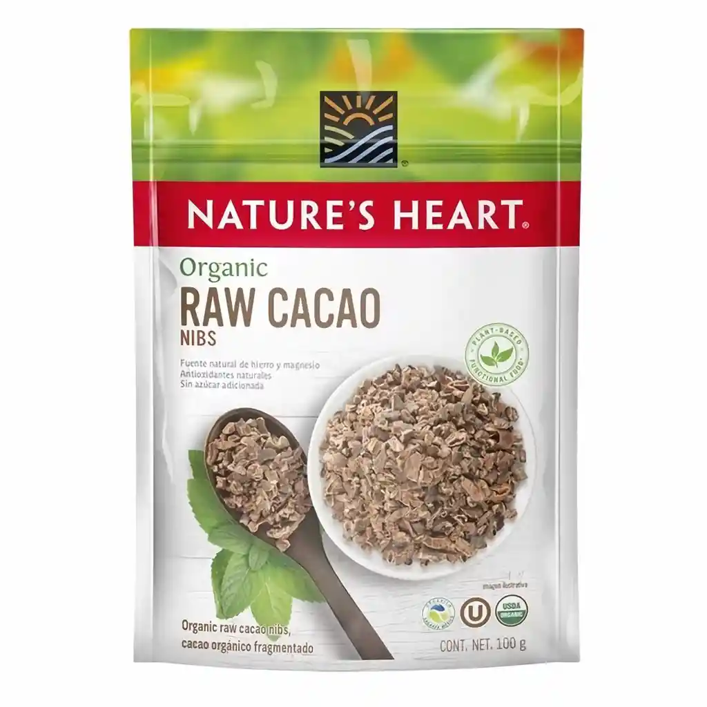 Organic Natures Heartraw Cacao Nibs