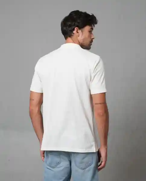 Camiseta Polo Hombre Crudo Talla M 199G000_CRU110605 Rifle