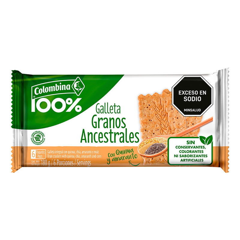 Colombina 100% Granos Ancestrales 180 g
